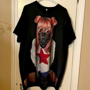 CLEARANCE NWOT Pinklicious Oversized Graphic T-shirt Dress 2XL